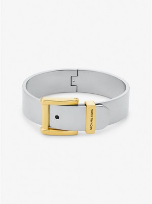 Bransoletka Bangle Damskie Michael Kors Colby Large Precious Metal-Plated Brass TWO TONE | PL1495OKW