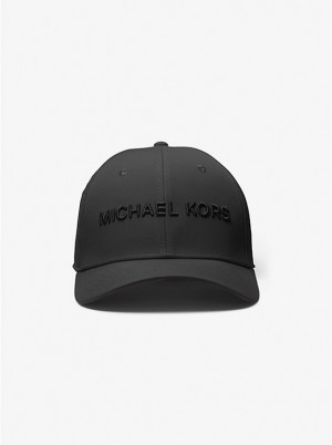 Kapelusz Męskie Michael Kors Embroidered Baseball Czarne | PL2050MQJ