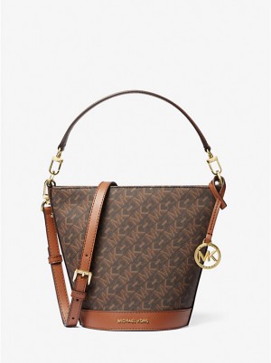 Torba Crossbody Damskie Michael Kors Townsend Small Empire Signature Logo BROWN/LUGGAGE | PL1143RVQ