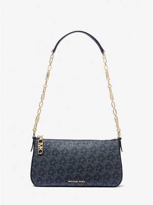 Torba na Ramię Damskie Michael Kors Empire Medium Chain-Link Pochette ADMRL/PLBLUE | PL1207HAA