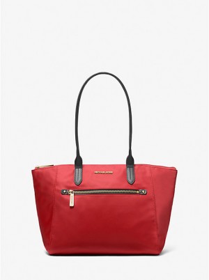 Tote Damskie Michael Kors Kelsey Medium Nylon FLAME | PL1259HAO