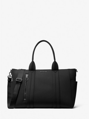 Walizka Męskie Michael Kors Brooklyn Scuba Travel Tote Czarne | PL2134UZZ