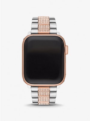 Zegarek Damskie Michael Kors Pavé Two-Tone Strap For Apple® TWO TONE | PL1647DFL