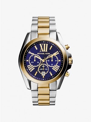 Zegarek Męskie Michael Kors Oversized Bradshaw Two-Tone TWO TONE | PL2055XYC