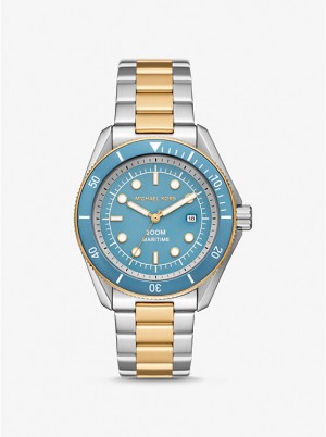 Zegarek Męskie Michael Kors Oversized Maritime Two-Tone TWO TONE | PL2078EBK